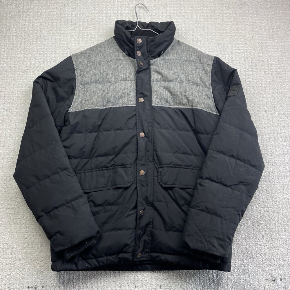 McKinley Parka Jacket Men Sz XL Gray/Black Heavy Winter Coat Puffer Down Read*
